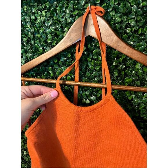 Abercrombie & Fitch Orange Mini Dress - Picture 4 of 6